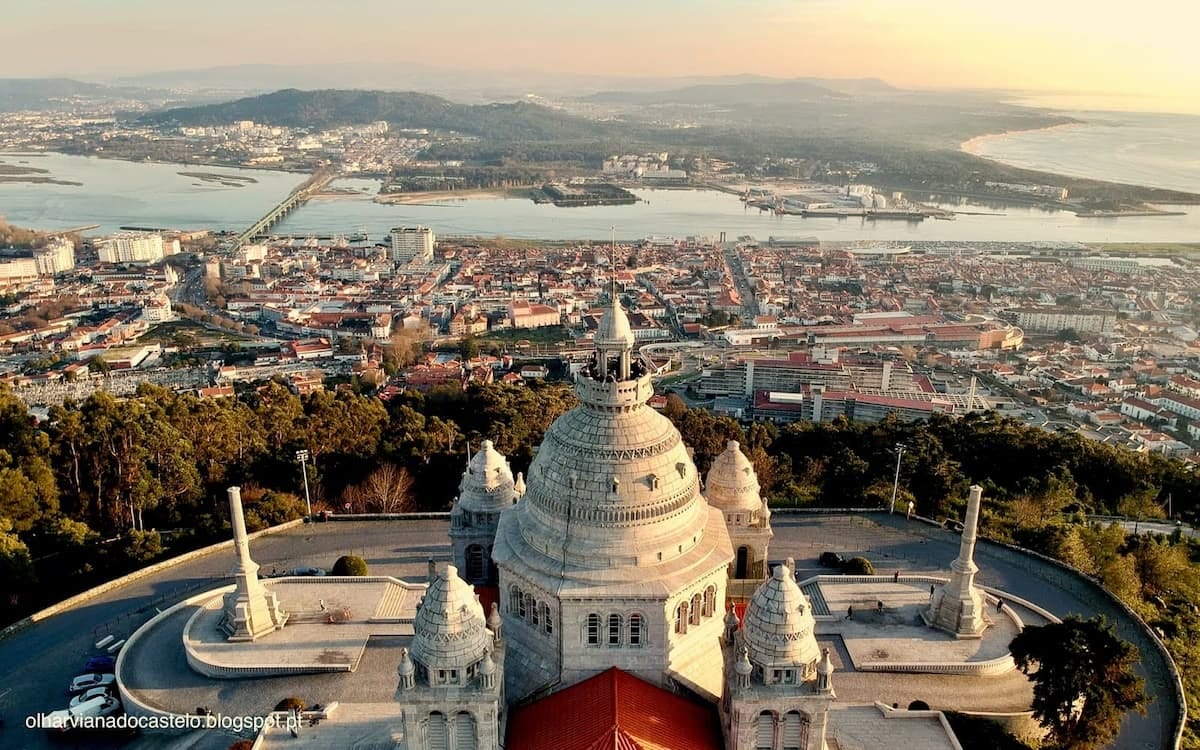 Vista panorámica de Viana do Castelo